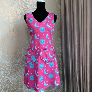 Moon and sun shift dress